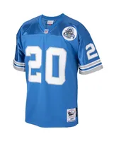 Men's Mitchell & Ness Barry Sanders Blue Detroit Lions 1993 Authentic Throwback Retired Player Jersey