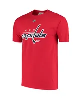 Men's Fanatics Evgeny Kuznetsov Red Washington Capitals Name and Number T-shirt