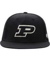 Men's Top of the World Black Purdue Boilermakers Team Color Fitted Hat