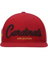 Men's Pro Standard Cardinal Arizona Cardinals Script Wordmark Snapback Hat