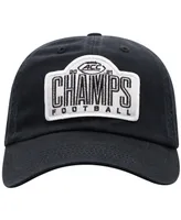 Men's Top of the World Black Pitt Panthers 2021 Acc Football Conference Champions Locker Room Crew Adjustable Hat
