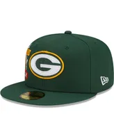 Men's New Era Green Bay Packers City Cluster 59FIFTY Fitted Hat