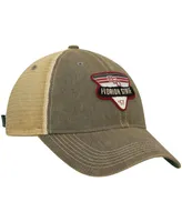 Men's Gray Florida State Seminoles Legacy Point Old Favorite Trucker Snapback Hat