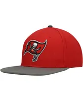 Men's Pro Standard Red, Pewter Tampa Bay Buccaneers 2Tone Snapback Hat