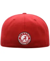 Men's Top of the World Crimson Alabama Tide Team Color Fitted Hat