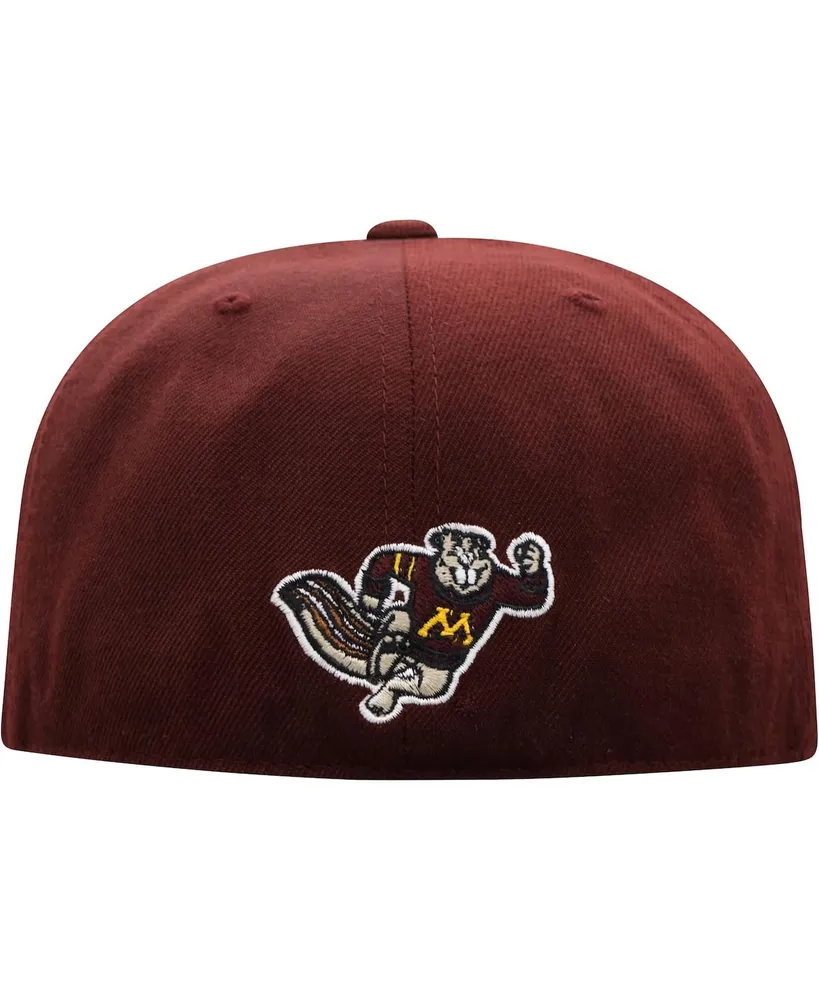 Men's Top of the World Maroon Minnesota Golden Gophers Team Color Fitted Hat