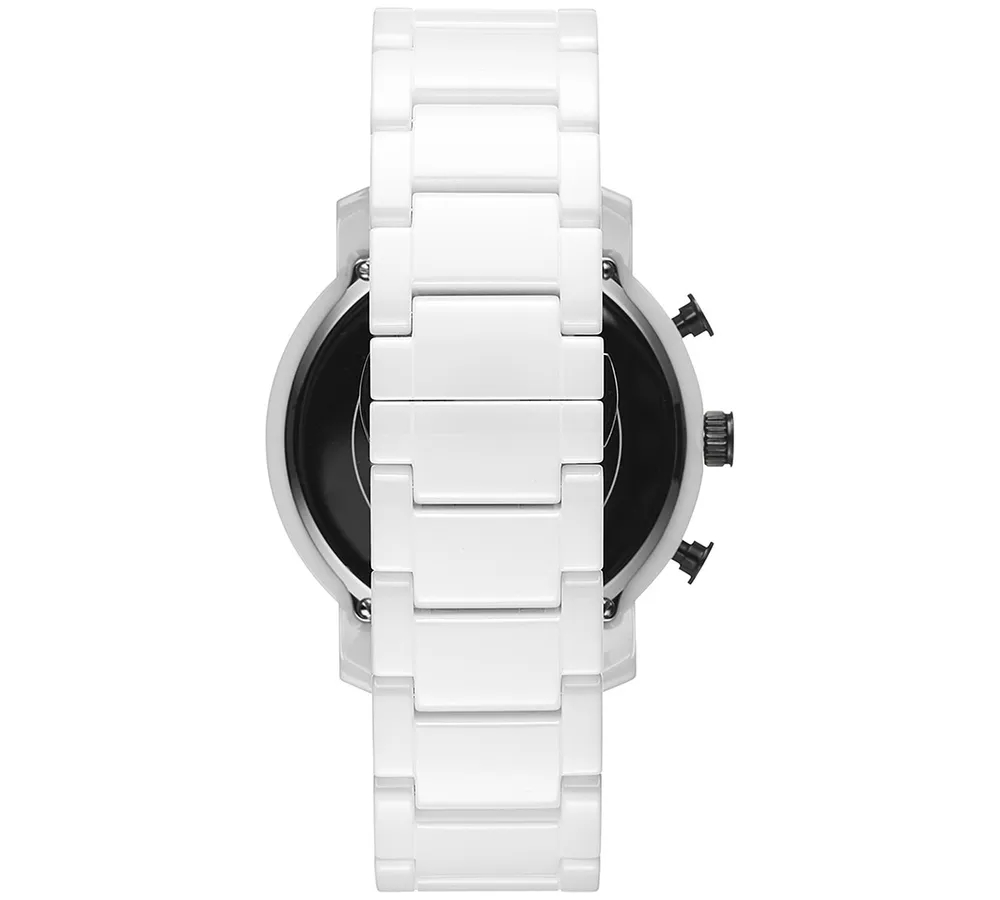 Mvmt Chrono White Ceramic Bracelet Watch 45mm