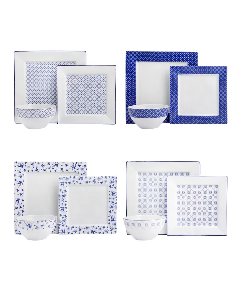 Blue Passion 12-Piece Dinner Set