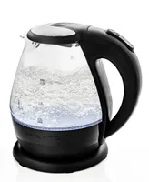 Ovente Glass Electric Water Kettle, 1.5L, Fast Boil