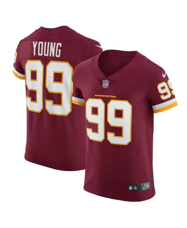 Men's Nike Chase Young Burgundy Washington Football Team Vapor Elite Player  Jersey