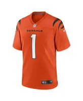 Men's Nike Ja'Marr Chase Orange Cincinnati Bengals Alternate Game Jersey