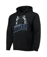 Men's Junk Food Black Tennessee Titans Star Wars Empire Pullover Hoodie