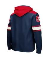 Men's Colosseum Navy Arizona Wildcats 2.0 Lace-Up Hoodie