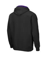 Men's Colosseum Northwestern Wildcats Arch & Logo 3.0 Full-Zip Hoodie