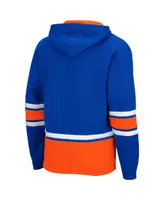Men's Colosseum Royal Boise State Broncos Lace Up 3.0 Pullover Hoodie