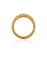 Oma The Label Women's Phoenix 18K Gold-Plated Brass Dotted Ring - Gold