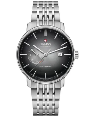 Rado Men's Swiss Automatic Coupole Classic Stainless Steel Bracelet Watch 41mm