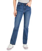 Tommy Hilfiger Women's Tribeca Th Flex Straight-Leg Jeans