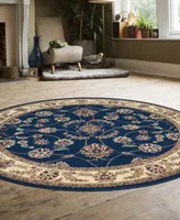 Closeout! Km Home Pesaro 1596 5'3" x 5'3" Round Area Rug