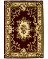 Kas Corinthian 5308 Red/Ivory Aubusson 3'3" x 4'11" Area Rug