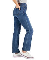 Tommy Hilfiger Women's Tribeca Th Flex Straight-Leg Jeans