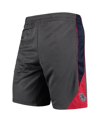 Men's Colosseum Charcoal Gonzaga Bulldogs Turnover Team Shorts