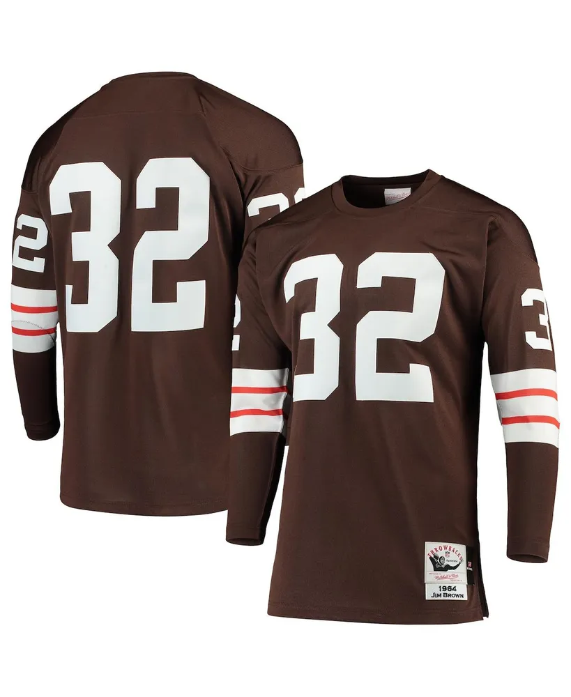 Jim Brown 1963 Cleveland Browns Mitchell & Ness LEGACY Replica Jersey -  Brown