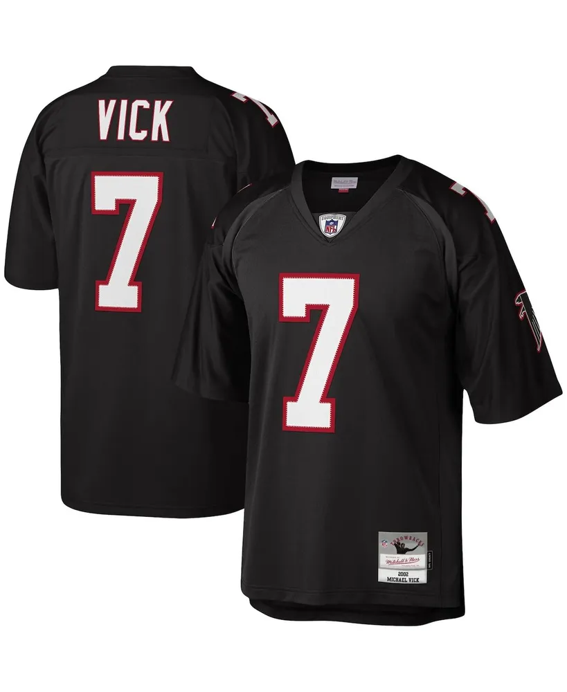 Men's Mitchell & Ness Michael Vick Black Atlanta Falcons Retired