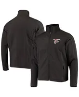 Men's Dunbrooke Black Atlanta Falcons Sonoma Softshell Full-Zip Jacket