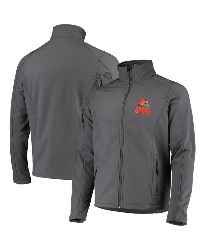 Men's Dunbrooke Charcoal Cleveland Browns Sonoma Softshell Full-Zip Jacket