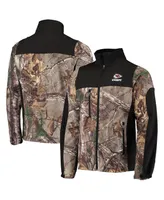 Men's Dunbrooke Realtree Camo and Black Kansas City Chiefs Circle Hunter Softshell Full-Zip Jacket