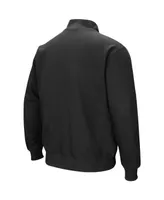 Men's Colosseum Black Vcu Rams Tortugas Logo Quarter-Zip Jacket