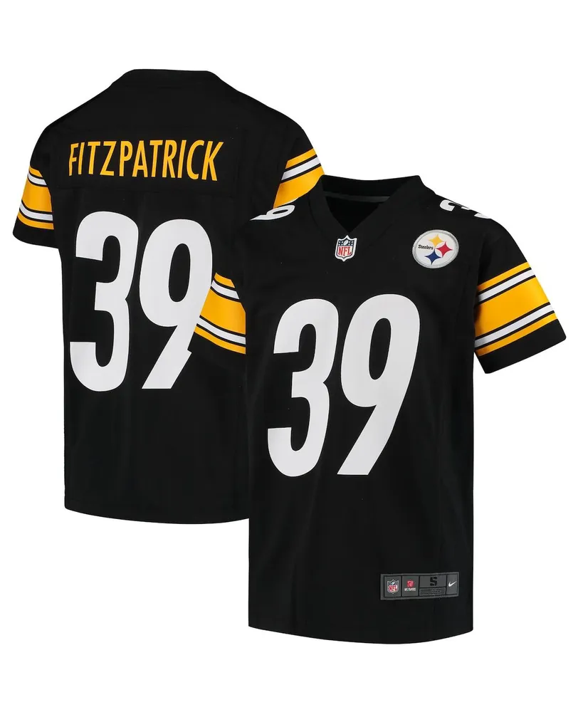 Youth Nike Minkah Fitzpatrick Black Pittsburgh Steelers Color Rush Game  Jersey