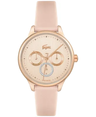 Lacoste Women's Birdie Pink Leather Strap Watch 36mm