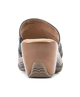 White Mountain Women's Valora Clog Slide Sandals
