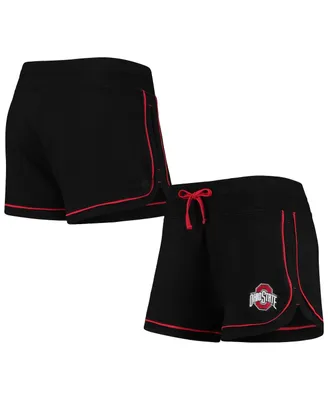 Women's Heathered Black Ohio State Buckeyes Lil Sebastian Shorts