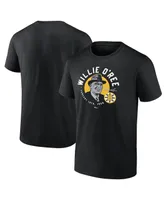 Men's Fanatics Willie O'Ree Black Boston Bruins Number Retirement T-shirt