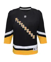 Big Boys Black Pittsburgh Penguins 2021/22 Alternate Replica Jersey