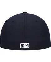Men's New Era Navy Detroit Tigers Authentic Collection On-Field Home Low Profile 59FIFTY Fitted Hat