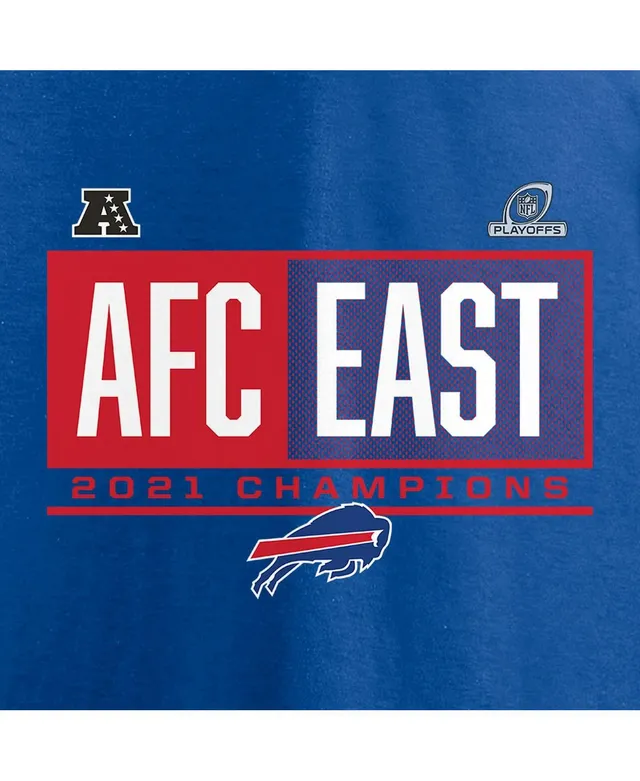 Fanatics Men's Fanatics Royal Buffalo Bills 2021 Afc East Division Champions  Blocked Favorite T-shirt