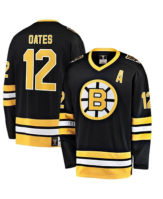 Men's Fanatics Adam Oates Black Boston Bruins Premier Breakaway Retired Player Jersey