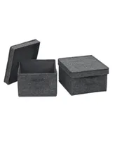 Medium Fabric Storage Bins, Set of 2