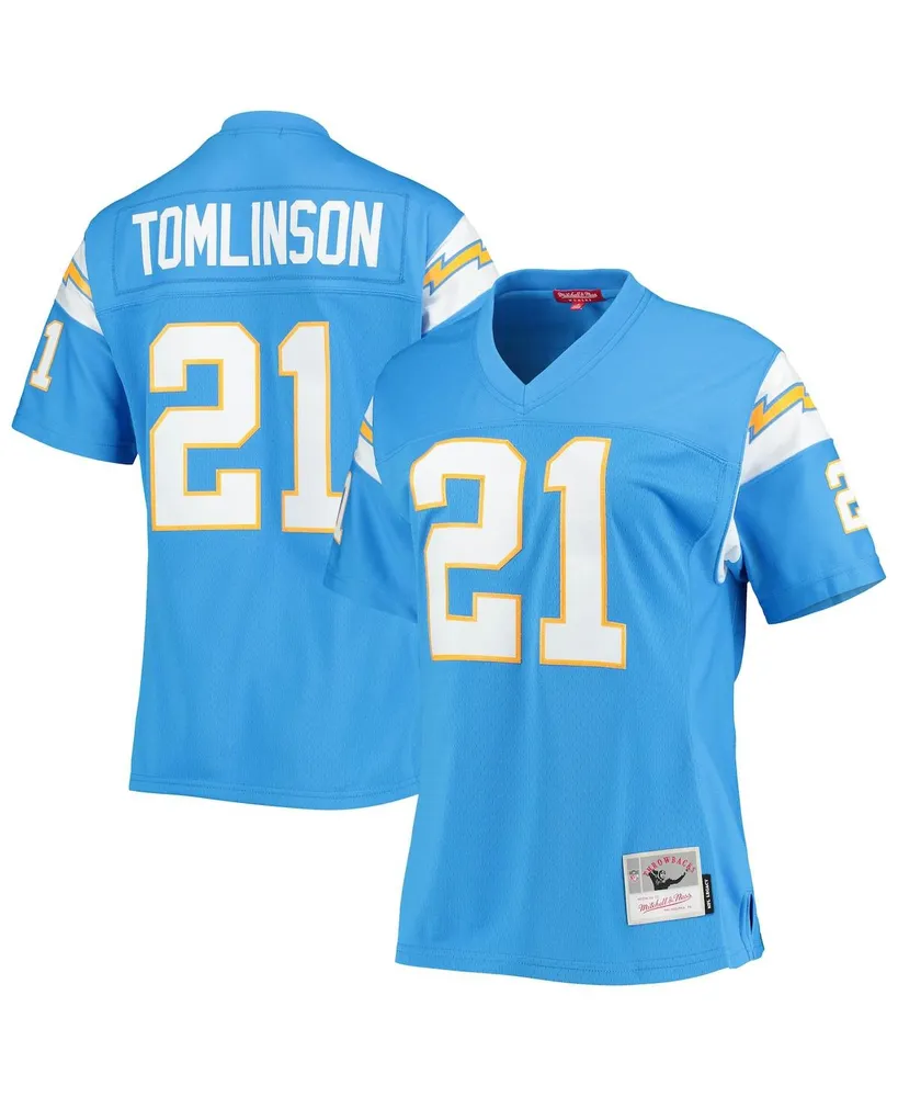 Women's Mitchell & Ness LaDainian Tomlinson Powder Blue Los Angeles Chargers Legacy Replica Player Jersey