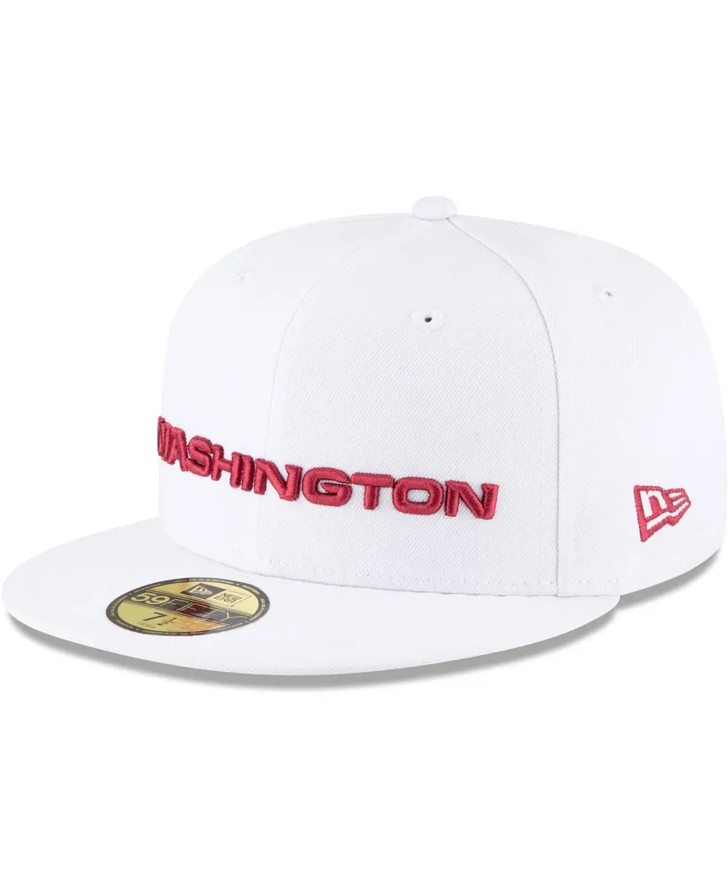 New Era Washington Redskins Black And White 59FIFTY Fitted Cap - Macy's