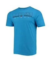 Men's Concepts Sport Black, Blue Miami Marlins Meter T-shirt and Pants Sleep Set