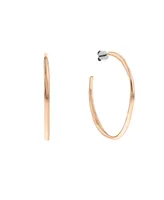 Calvin Klein Women's Stainless Steel Hoop Earrings 