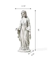 Glitzhome Blessed Mother Mary Garden Statue