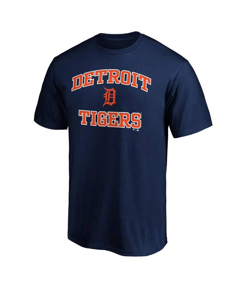 Men's Navy Detroit Tigers Heart & Soul T-shirt