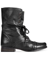 Steve Madden Women's Troopa Lace-up Combat Boots