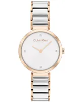 Calvin Klein Two-Tone Stainless Steel Bracelet Watch 28mm